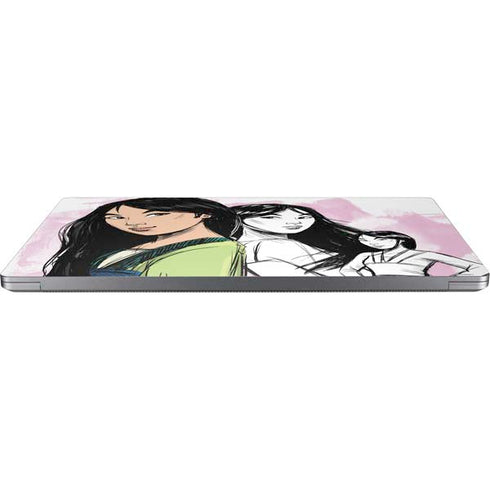 Disney Princess Mulan Sketch Universal Laptop 12in (9.8 x 6.8in) Skin